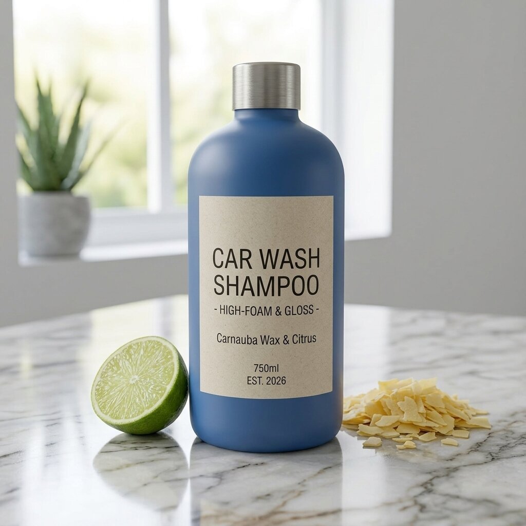 Car Wash Shampoo product photography