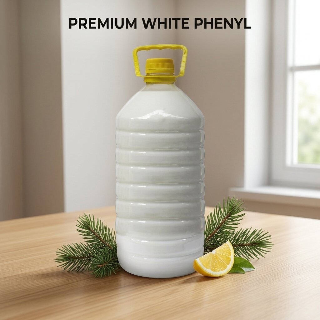White Phenyl product photography